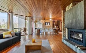 Eighties Modernist Design House With Garden Near The Beach