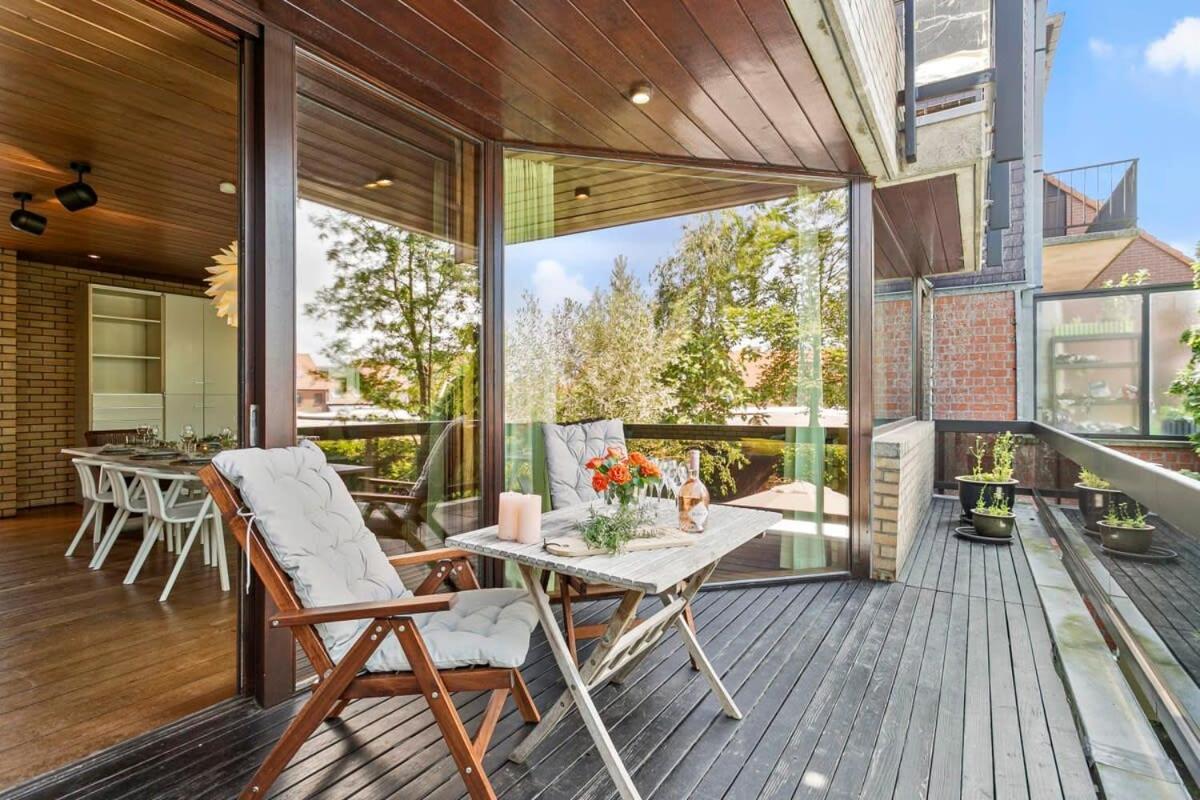 Eighties Modernist Design House With Garden Near The Beach Ostende Extérieur photo