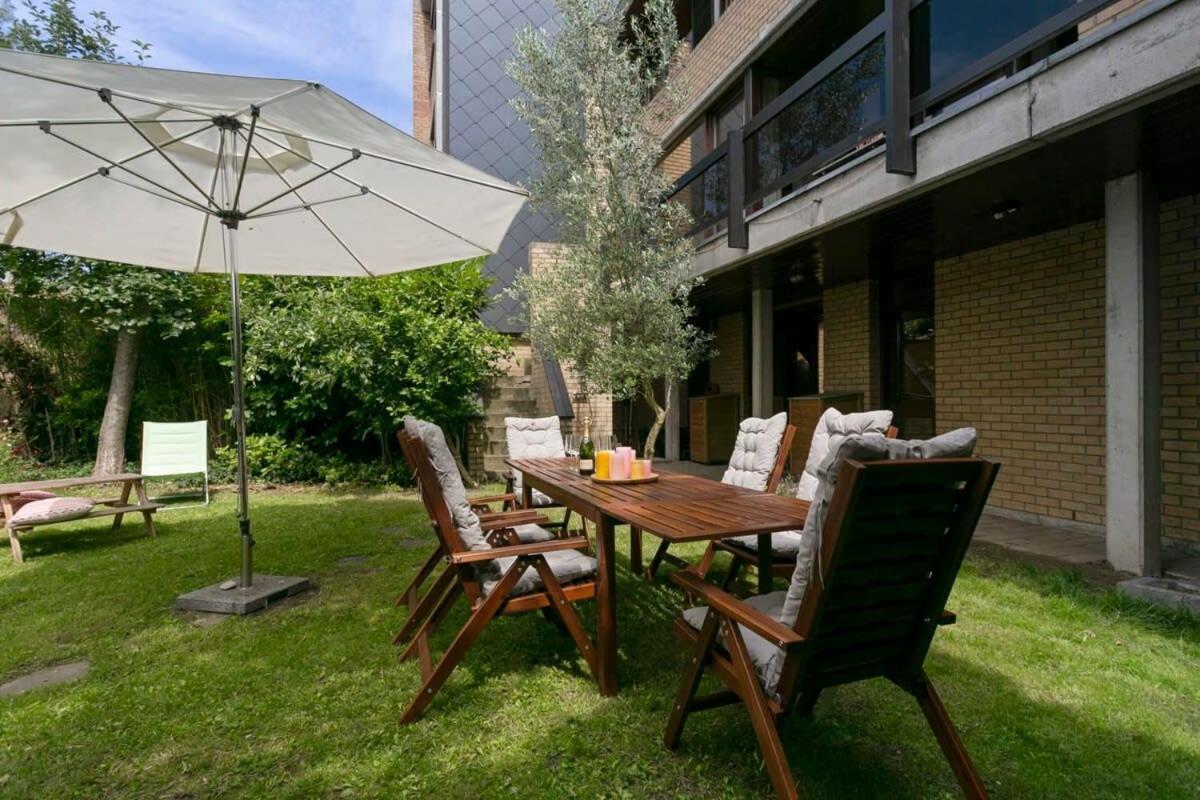 Eighties Modernist Design House With Garden Near The Beach Ostende Extérieur photo