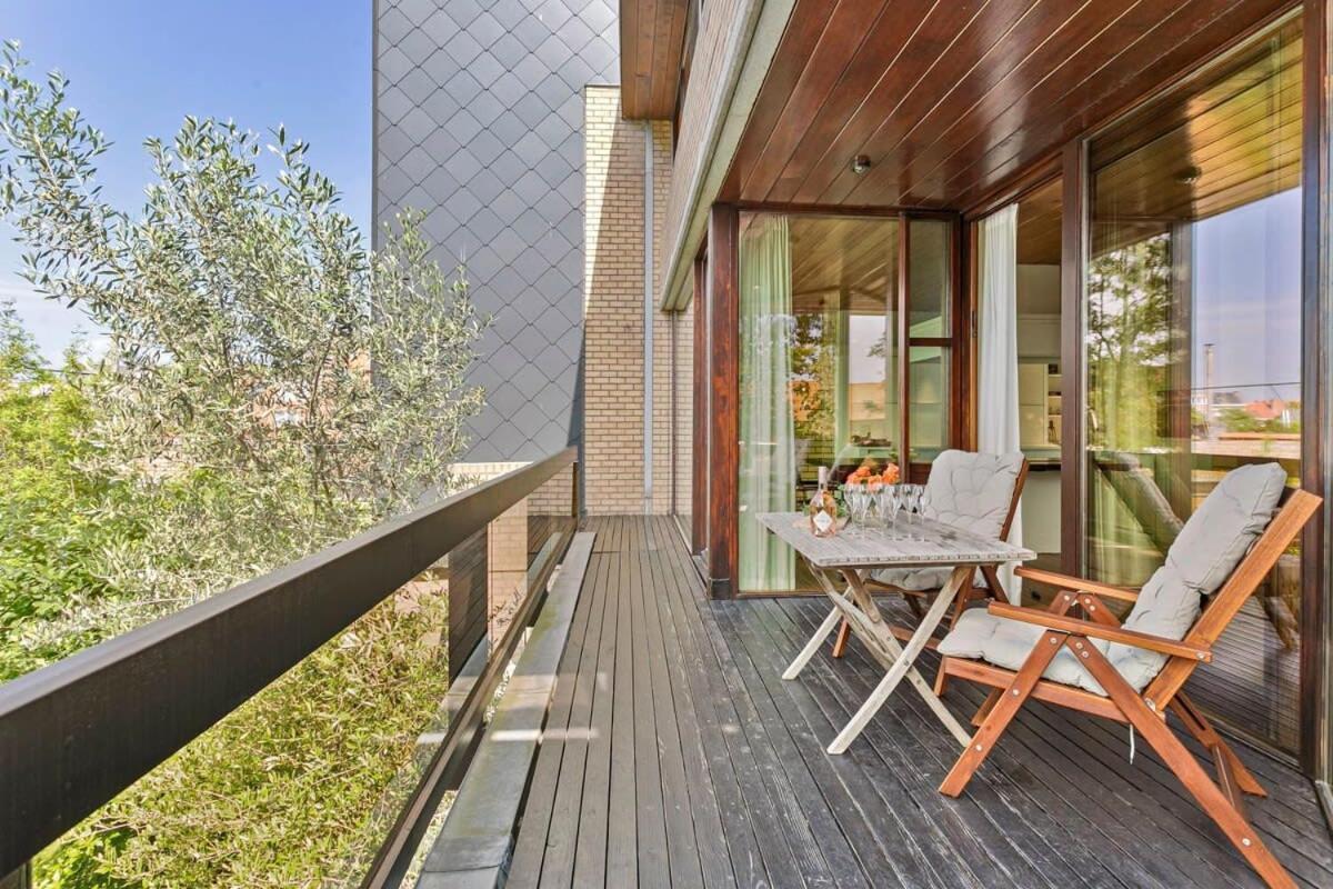 Eighties Modernist Design House With Garden Near The Beach Ostende Extérieur photo