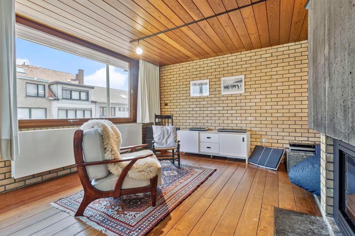 Eighties Modernist Design House With Garden Near The Beach Ostende Extérieur photo